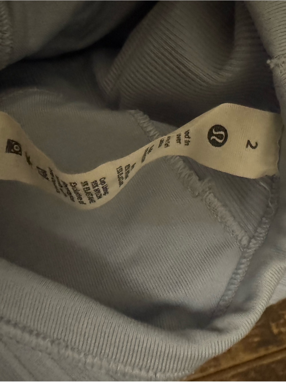 lululemon athletica Light Blue Ribbed Racerback Tank - Picture 4 of 4